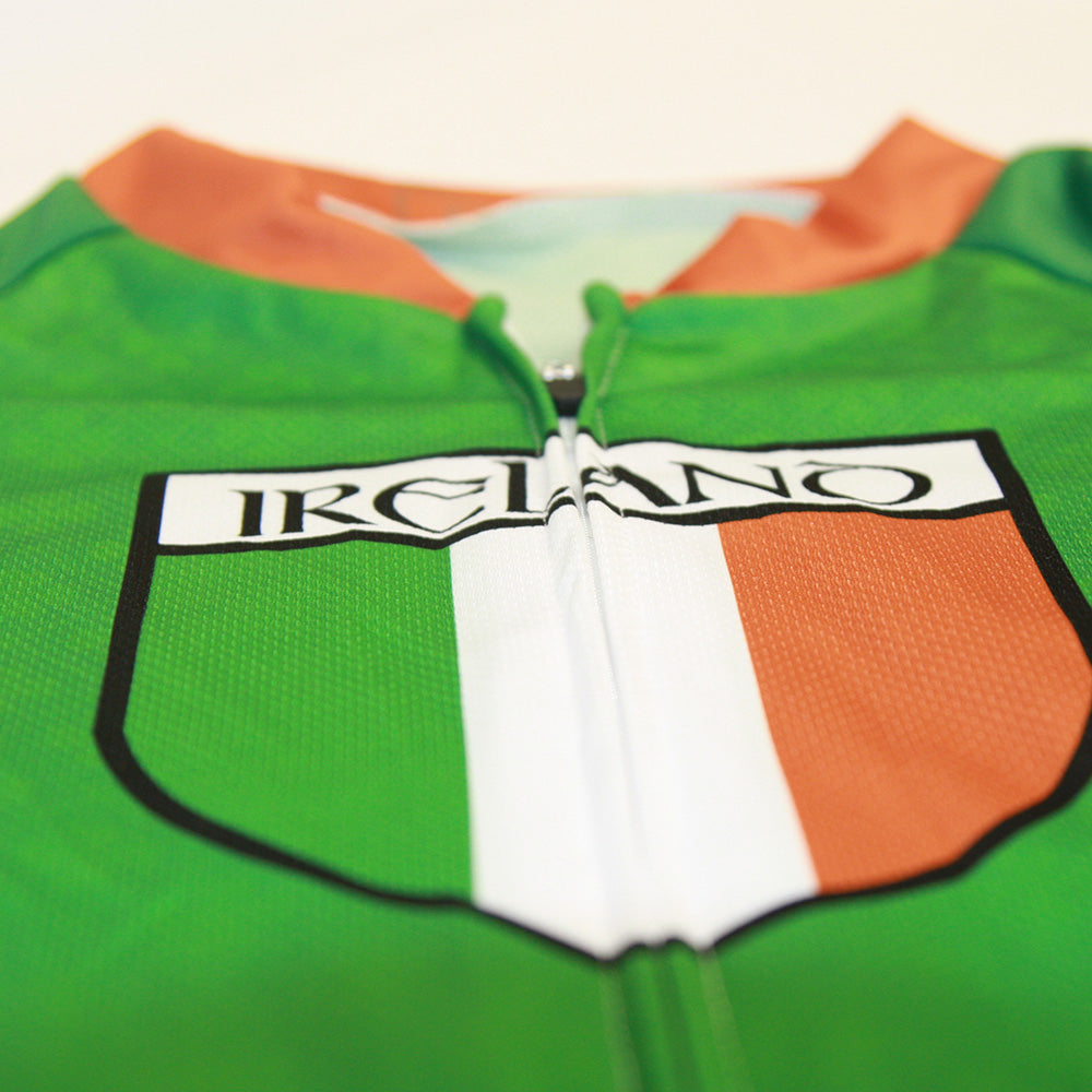 Ireland Countries Mens Short Sleeve Cycling Jersey