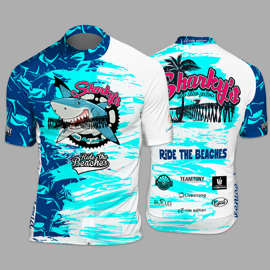 Men's Sharky's 2026 Short Sleeve Cycling Jersey