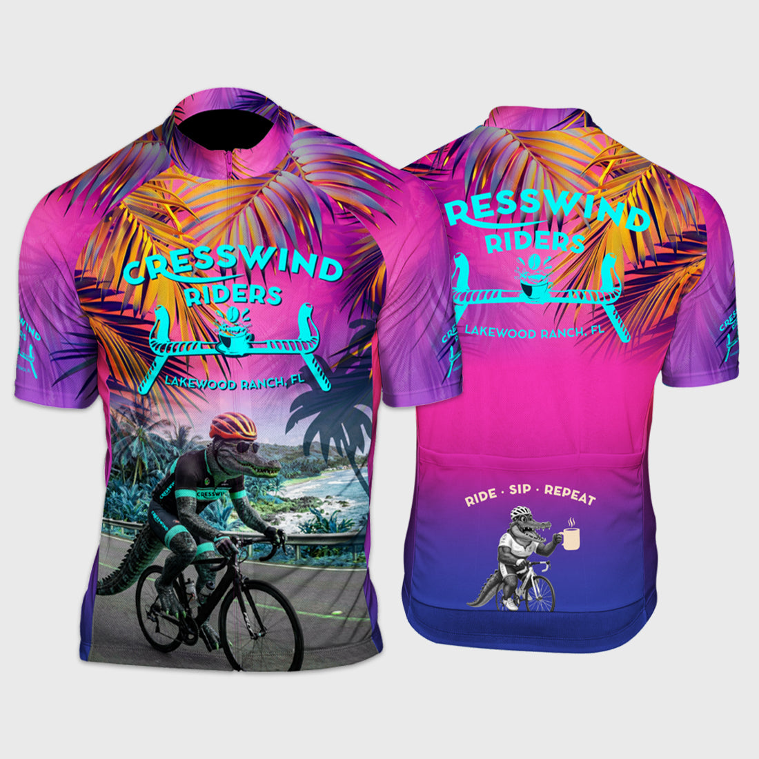 Cresswind Riders Mens Shortsleeve Cycling Jersey