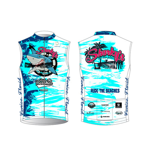 Men's Sharky's 2026 Sleeveless Cycling Jersey