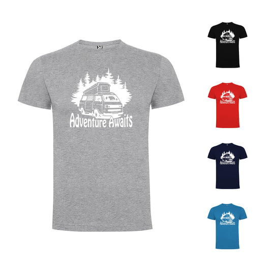 VW Trails Adventure Awaits Men`s T-shirt