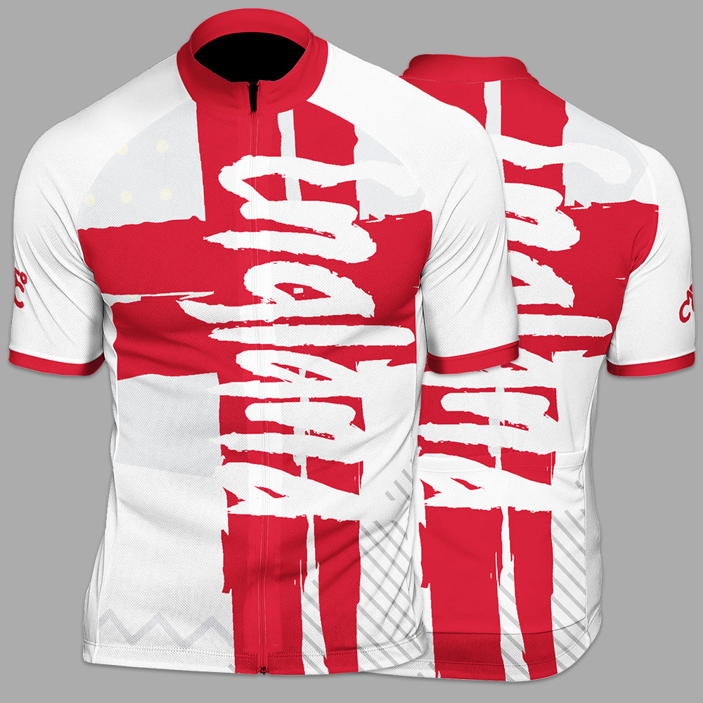 England Funk Mens Short Sleeve Cycling Jersey