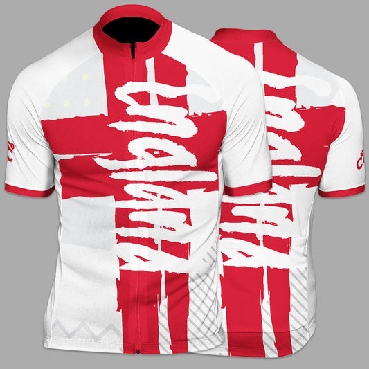 England Funk Mens Short Sleeve Cycling Jersey