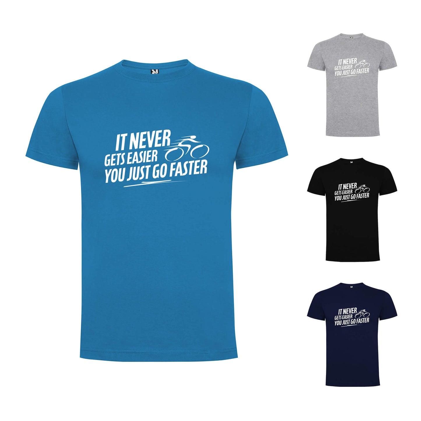 It never Gets Easier Cycling T-shirt