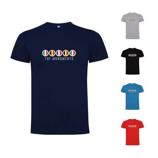 The Monuments - Classics Cycling Men`s T-shirt