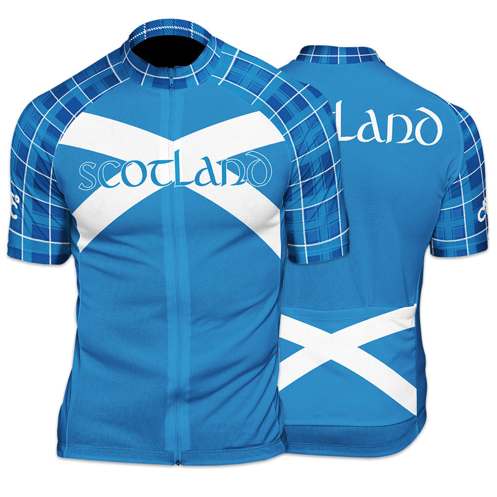 Scotland Mens Short Sleeve Cycling Jersey